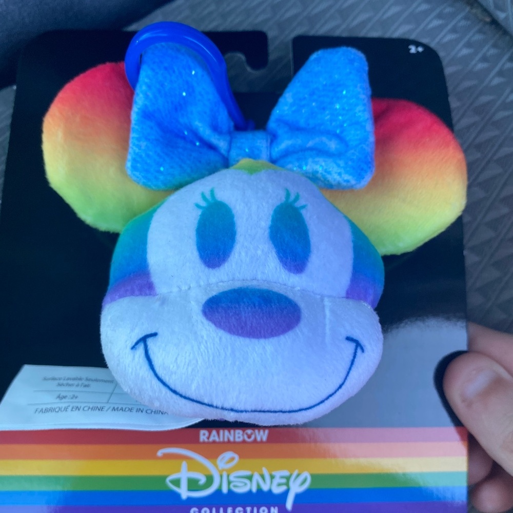 Disney rainbow collection series keychain.